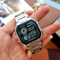 Casio - AE-1200WHD-1AVDF - Digital Wrist Watch for Men - Stainless Steel - Youth Series. 