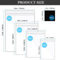 120Pcs Clear Plastic Jewelry Bags Anti Tarnish Strips Sets. 