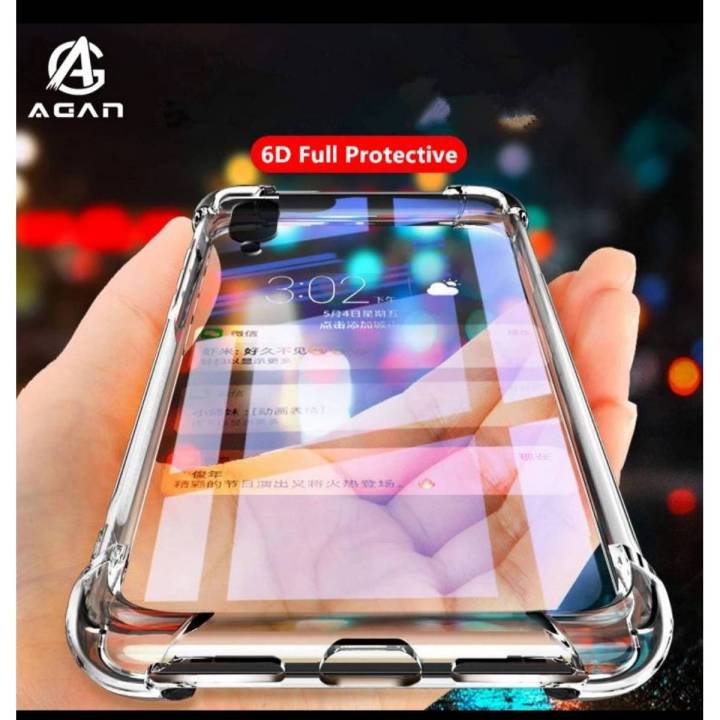Samsung Galaxy S8 Plus Transparent Silicone Back Cover TPU Bumper Case AirBag Shock-Proof Clear Back Pouch