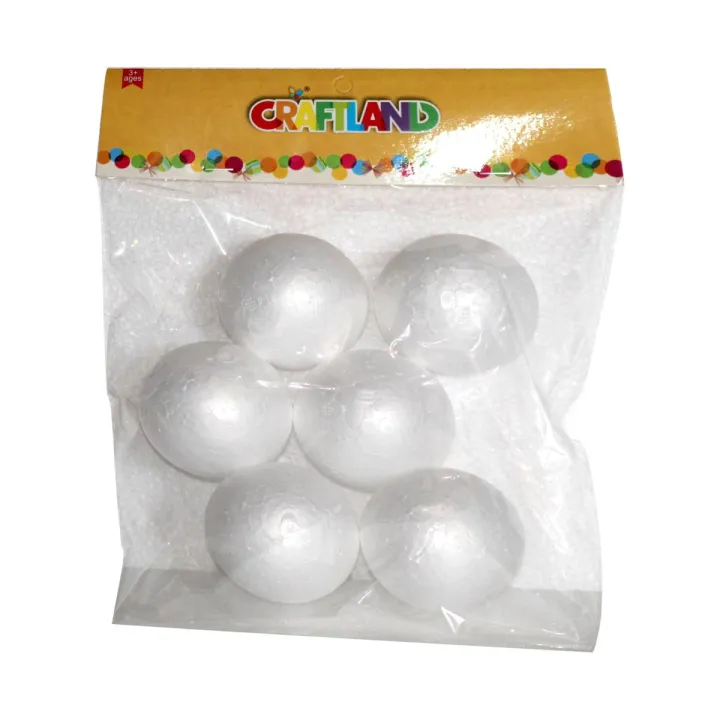 Thermocol (Thermopol) Balls size 6CM set of