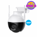 GSS C18 Wifi Camera Cctv Camera Wifi Fhd Outdoor 360° IP Security Camera Cctv Weatherproof Night Vision LED lights Two Way Audio Motion Detection SD Card Slot Onvif Support ICSEE App Multicolor. 