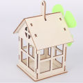 Solar Power Toy Kid-safe Teamwork Ability Wood Educational Projects Solar Kit for Family. 
