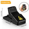 Pack of 1,2,3 Reusable Plastic Mouse Traps for House, Small Rat Traps Quick Effective Snap Traps, Easy to Set Mice Trap Mouse Catcher, Reusable Mouse trap, Safe Mice Trap for Indoor Outdoor Home Garden - Black. 