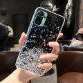 For Xiaomi Redmi Note 10 4G / Note 10S Cover Fashion Shiny Glitter Starry Space Girls Slim Phone Case Clear Soft TPU Silicone Bumper Shockproof Protective Back Cover. 