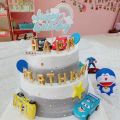6pcs/set McQueen Car Cake Topper Child Baby Boy Birthday Party Scene Obstacle Birthday Cake Topper Decoration Set Car Racing Car Sports Car Decoration. 