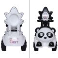 Little Star Cute Panda Face Ride on Car with Under Seat Storage, Push Car For Toddlers with Melody Horn & Flash Light Steering, Baby Cartoon Car Four Wheel Buggy Suitable for 1 year and above children for both Outdoor & Indoor Fun Play & Development. 