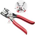 Plier Tool + 100 Sets 10 Colors Metal Sewing Buttons Hollow Solid Prong Press Studs Snap Fasteners for Clothes Bags. 