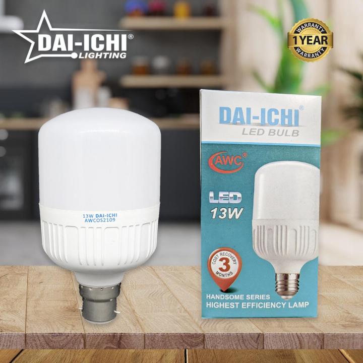 13W LED BULB HANDSOME SERIES DAIICHI WHITE E27 SCREW TYPE