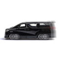 1/32 for Toyota Alphard Alloy Car LED Music Pull Back Desk Decor Model Kids Toy. 