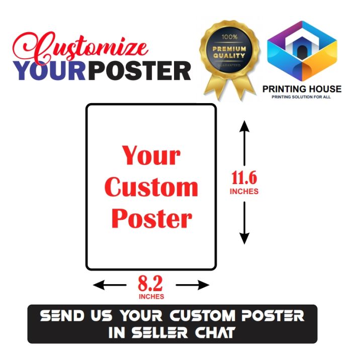 Custom Design Print Poster - Personalized Photo Prints - - Your Design, Your Style - High-Quality Custom Design Poster