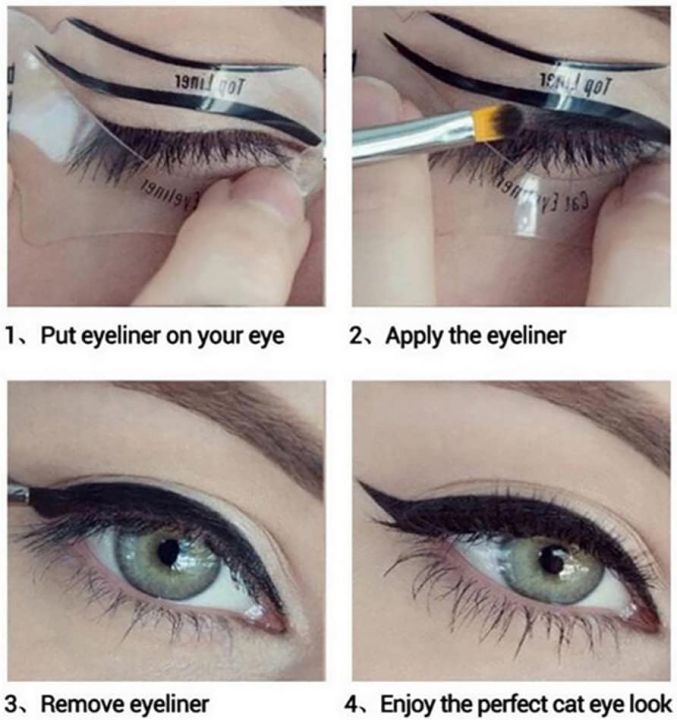 Stencils%20For%20Perfect%20Cat%20Eyeliner%20And%20Smoky%20Eyes%20-%206%20Pcs%20-%20Image%202