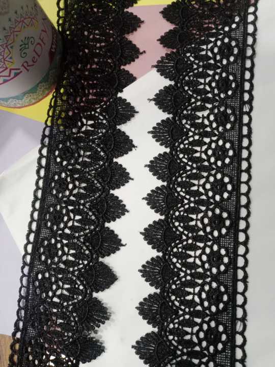 Black chori lace