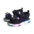 Children Baby Boys Lightning Led Light Luminous Run Sport Sandals Sneakers Shoes. 