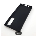F52A back cover Soft Case Black TPU Silky Cover Camera Protection Bumper Phone Protective Back Cover. 