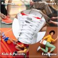 Shoelace, Elastic No Tie Shoelaces Adjustable Shoe String Shoe Lace for Kids and Adults Sneakers Lazy Shoelace with Metal Lock. 