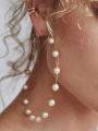 Multi-Stone Jhumki for Women - golden. 