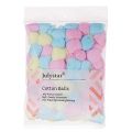 Julystar 100pcs Pure Cotton Balls Extra Soft 100% Pure/Hygienic Absorbent Cotton Colored Cotton Balls Makeup Cotton Balls Degreasing Cotton Ball for Face Cleansing & Makeup Removal Beauty Salon Home Use Face Cotton Ball. 