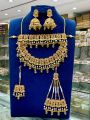 Pcs/5 Casting Made Choker Guluband Jewellery Set For wedding Girls/Women Accessories. 