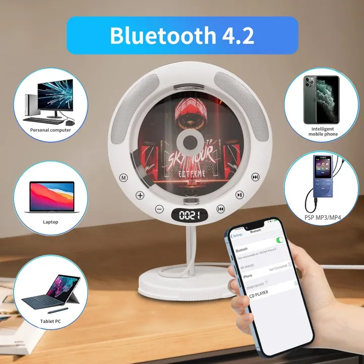 Stand%20&%20Wall%20Mounted%20CD%20Player,%20Bluetooth,%20FM%20Radio,%20USB,%20AUX,%20HiFi%20Stereo%20Speakers,%20Portable%20Music%20Player%20with%20Remote,%20Timer,%20Pull%20Switch,%20Ideal%20for%20Bedroom,%20Kitchen,%20Home%20Audio,%20With%20dust%20cover%20-%20Image%203
