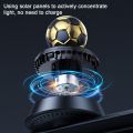 Solar Retorating Football Design Car Air Freshener -Black-. 