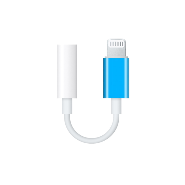JH-002 Lightning to 3.5mm Headphone Jack Adapter Connector Supported for I Phone 7+ 8+ X 11 Pro 12 Pro max 13 Pro