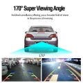 TOHAYIE Car Rear View Camera Universal 8 LED Night Vision Backup Parking Reverse Camera Waterproof 170 Wide Angle HD Color Image (without Cable). 