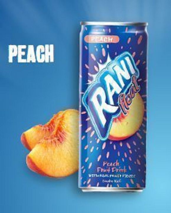 Pack of 6 Tin Can Rani Peach Fruit Juice With Real Pieces, Packaging Size: 180ml