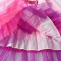 VIKITA Girls Long Sleeve Dress Kids Unicorn Cartoon Dresses Girls Layered Mesh Tulle Princess Birthday Party Children Clothing. 