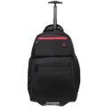 Galaxy Bags Protege 22" Black Rolling Backpack with Telescopic Handle. 
