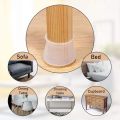 PACK OF 4 Chair Leg Floor Protectors Silicone Furniture Leg Caps Protection Cover. 