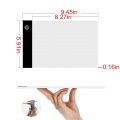 Vikakiooze Light Up Tracing Pad, Portable A5,A4,A3 Tracing LED Copy Board Light Box,Slim Light Pad, USB Power Copy Drawing Board Tracing Light Board For Artists Designing, Animation, Sketching. 