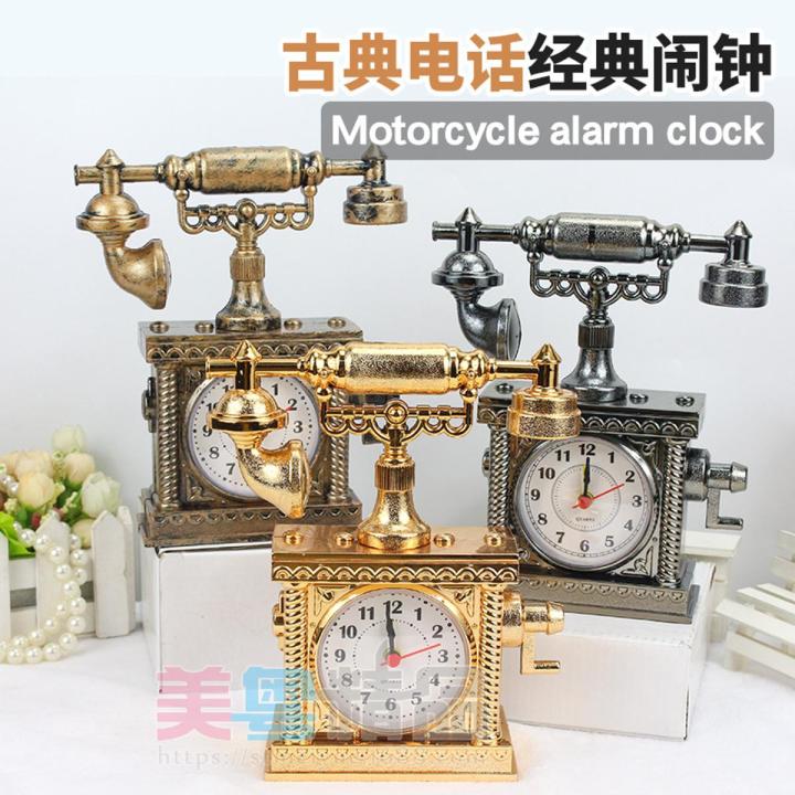 Fashion lazy people wake up the alarm clock room to work bedside cartoon boys and girls bell small clock