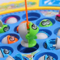 Fishing game 15 fish-Educational, Fun, Fishing Toys, Electronic Fish, Fishing Game, Learning Fine Motor Skills-Rotating Pond Fish Catcher Game for Kids - 15 Fishes & 3 Fish Catching Rod Birthday Gift for Boys & Girls. 