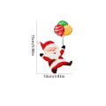 Bright Vibrant Switch Decal Festive Santa Claus Luminous Wall Decal Perfect Christmas Switch Sticker for Home Decoration Southeast Asian Buyers' Favorite Switch Sticker Santa Claus. 