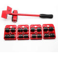 Furniture Moving Tool Heavy Object Mover Furniture Transport Lifter & Furniture Slides Moving House Cabinet Sofa Bed Desk 4 Wheeled Mover Roller 1 Wheel Bar Hand Tools Set. 