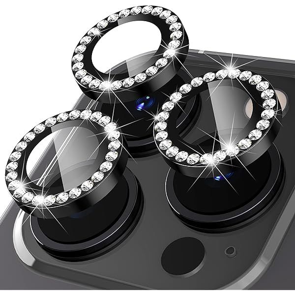 Diamond Camera Lens protector for iphone 12 Pro Max, HD Clear Tempered Glass Screen Protection