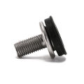 2pcs cycle bike bicycle capless bottom bracket axle crank arm bolts m8 screw NOVO. 