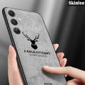Phone Case for Samsung Galaxy A25 Back Cover Slim Deer Elk Cloth Back Cover Casing Hp for Samsung A25 Cover Cases. 