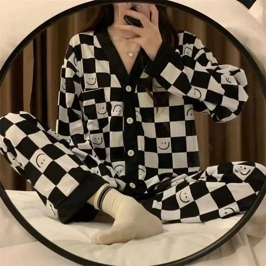 Winter%20Night%20Suit%20for%20Girls%20&%20Women%20%E2%80%93%20Cotton%20Jersey%20Pajama%20Set%20%E2%80%93%20Girls%20Sleepwear%20Women%20Nightwear%20%E2%80%93%20Multicolor%20Avocado%20Floral%20Print%20Summer%20Lounge%20Wear%20%E2%80%93%20Two%20pieces%20%20For%20Women%20-%20Image%202