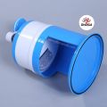 Manual Ice Crusher with Transparent Bowl Household Easy Ice Shaver Crusher Handheld Snow Manual Crushing Ice Machine Mini Handheld Easy Ice Shaver Manual Shaved Ice Machine for Home Summer KN-495. 