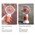 Mini Fan Rechargeable /Hanheld Desktop USB Fan Electric Portable Mini Desk Fan for Kids - Rechargeable USB Battery - Handheld Fan with Adjustable Speed - Versatile Usage. 