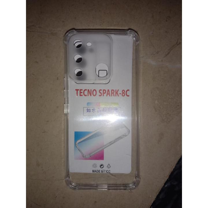 Tecno Spark 8C Transparent Antishock jelly cover