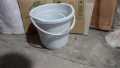 1 Piece SMALL Bucket Thick Pure Plastic 12 Liters Random Colors. 