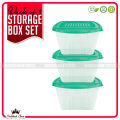 Storage Box Plastic Material Pack Of 3. 