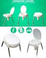 Commode Chair Non Rust Full fiber - original washroom commode. 