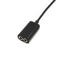 Dual handsfree connector adapter, 2 in 1 Double Earphone connector splitter, 1 Male To 2 Female Audio Headphone Splitter connector Cable 3.5mm Double Jack headset / headphone / handfree Splitter dual audio adapter cable for sound sharing High Quality. 