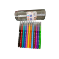 Color'Peps 12- Colour hard brush markers in jar for drawing and painting. 
