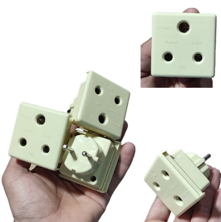 AC Plug Switch 2Pin To 3Pin Switch Round Pin Switch Power Plug Electric Plug 2Pin To 3Pin Plug Electric Plastic Plug Switch 10A Plug 250v Power Plug Board Switch Plug