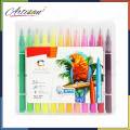Double Ended Marker Felt Pen Brush / Micron Tip Markers (12 - 24 Markers). 