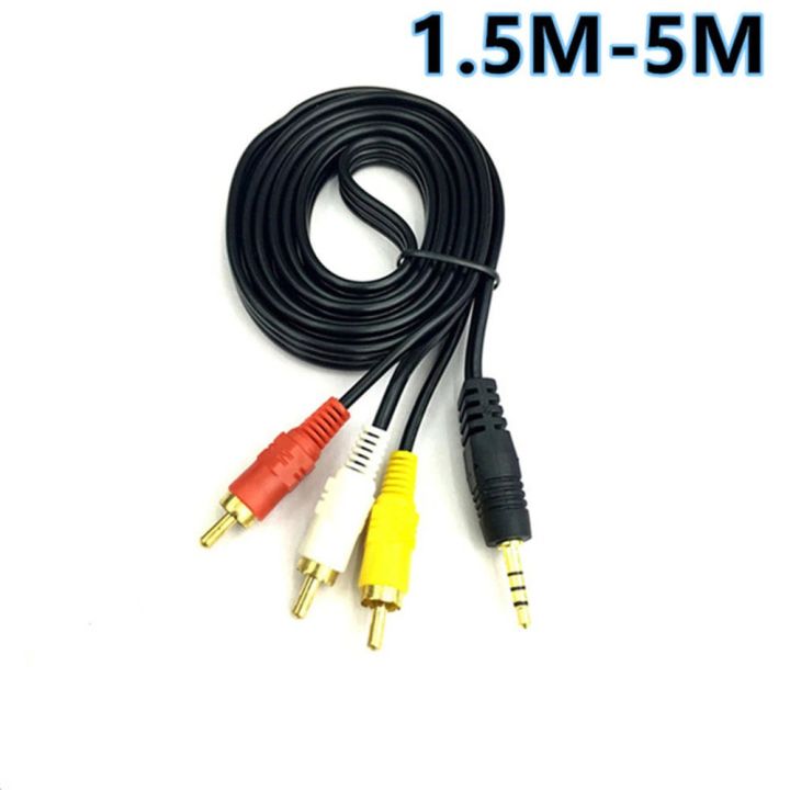 RCA%20AV%20Cable%20Audio%20Video%203.5mm%203%20in%201%20jack%20to%203%20RCA%20cable%20112%20cm%20Cable%20High%20Speed%20RCA%20Adapter(Aux%20to%20AV)%20-%20Image%203